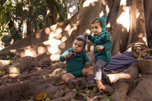 vestido punto jade moda infantil